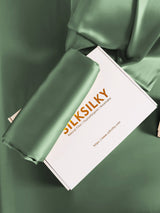 [Grijsachtig Groen] SilkSilky-NL 30Momme Pillowcase 007