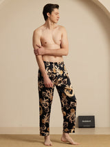 [Zwarte Draak] SilkSilky-NL Mens Sleep Bottoms 006
