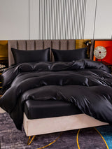 [Zwart] SilkSilky-NL 22Momme Bedding Set 003,
