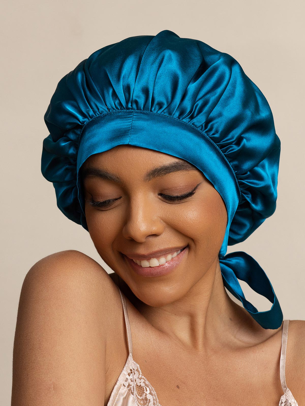 SilkSilky-NL Sleep Cap Koningsblauw 003