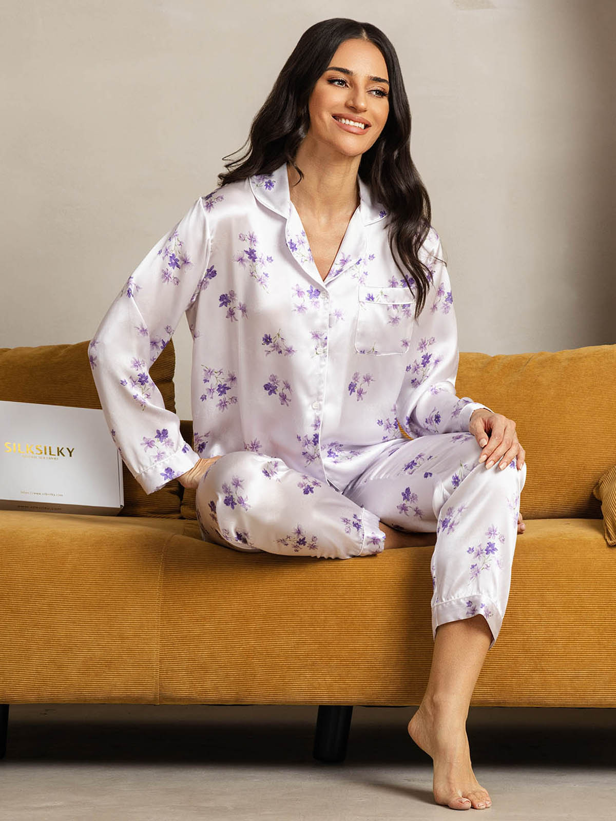 [Seringenbloesem] SilkSilky-NL Womens Pajamas 001