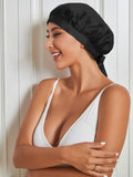 SilkSilky NL Pure Silk Sleep Cap Zwart 005