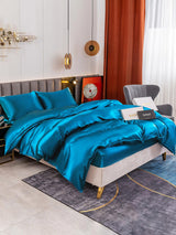 [Koningsblauw] SilkSilky-NL 19Momme Bedding Set 001