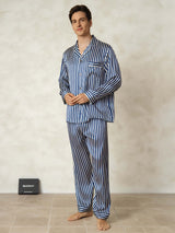 [Marine Streep] SilkSilky-NL 19Momme Mens Pajamas 003,