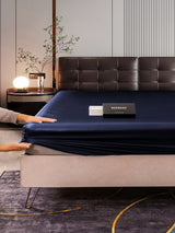 [Donkerblauw] SilkSilky-NL 22Momme Sheet 005