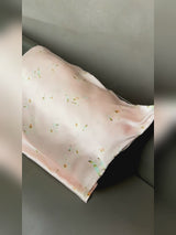 19 Momme 100% Mulberry Zijde Kussensloop - Sneeuwknop Lelie