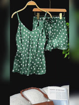 SilkSilky-NL Spaghetti Strap V Neck Cami-Set video 001
