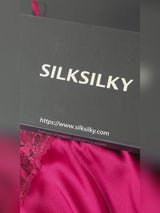 SilkSilky-NL Spaghetti Strap V Neck Nachthemd video 001