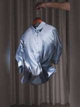 SilkSilky-NL 3/4 Sleeve Lapel Collar Dames Blouse video 001