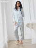 SilkSilky-NL Lange Mouw Revers Dames Pyjama Set video 001