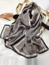 [P027] SilkSilky-NL Pure Silk Scarf 005