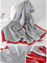 [P028] SilkSilky-NL Pure Silk Scarf 002