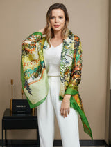 [P072] SilkSilky-NL Pure Silk Scarf 002