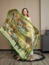 [P072] SilkSilky-NL Pure Silk Scarf 003