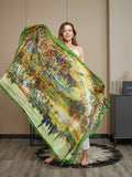 SilkSilky NL Pure Silk Scarf Multi 003