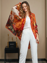 [P073] SilkSilky-NL Pure Silk Scarf 011