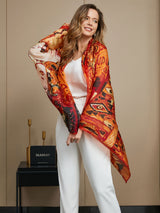 [P073] SilkSilky-NL Pure Silk Scarf 012