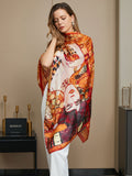 SilkSilky NL Pure Silk Scarf Multi 013