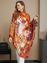 [P073] SilkSilky-NL Pure Silk Scarf 014