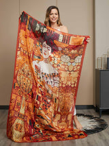 [P073] SilkSilky-NL Pure Silk Scarf 007