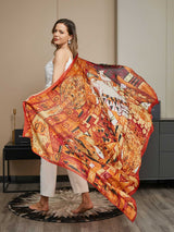[P073] SilkSilky-NL Pure Silk Scarf 002