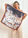 SilkSilky NL Pure Silk Scarf Zwart 002