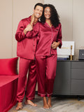 SilkSilky NL Pure Silk Lange Mouw Couple Wijn 003