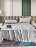 SilkSilky NL 25Momme Pure Silk Bedding Set Zilver 002