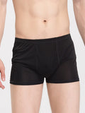 SilkSilky NL Zijde Gebreid Mens Underwear Zwart 001