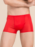 SilkSilky NL Zijde Gebreid Mens Underwear Rode 001