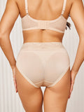 SilkSilky NL Zijde Gebreid Panty Beige 004